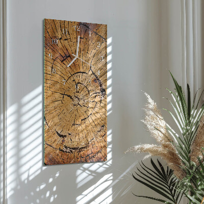 Reloj vertical Vetas de madera