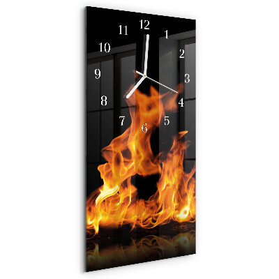 Reloj vertical Fuego