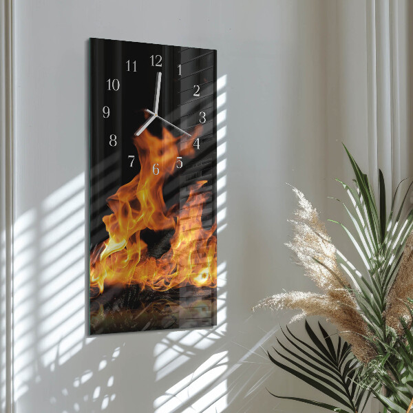 Reloj vertical Fuego