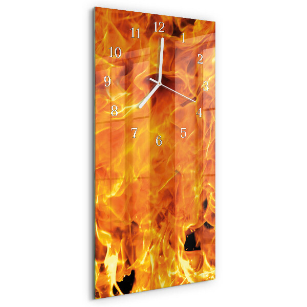 Reloj vertical Fuego