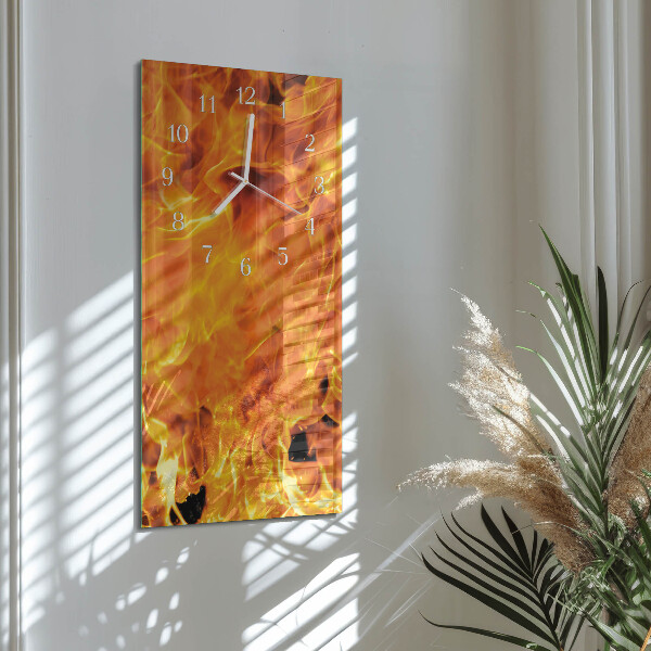 Reloj vertical Fuego
