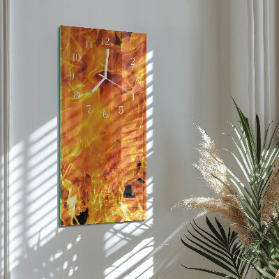 Reloj vertical Fuego