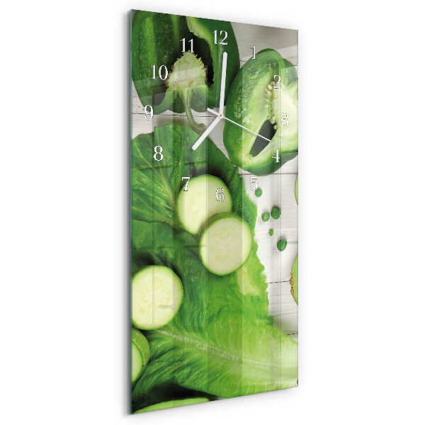Reloj vertical Verduras