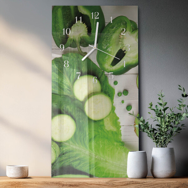 Reloj vertical Verduras