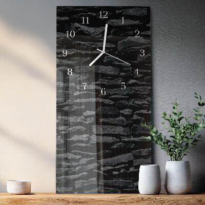 Reloj vertical Muro de piedra