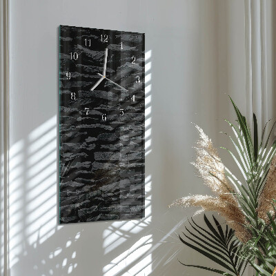 Reloj vertical Muro de piedra