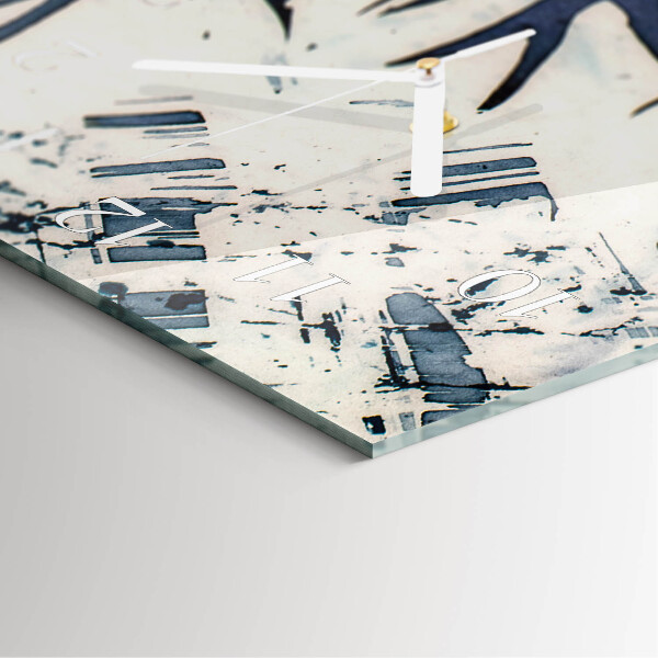 Reloj vertical Sucursales