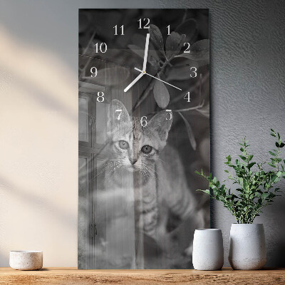 Reloj vertical Gato
