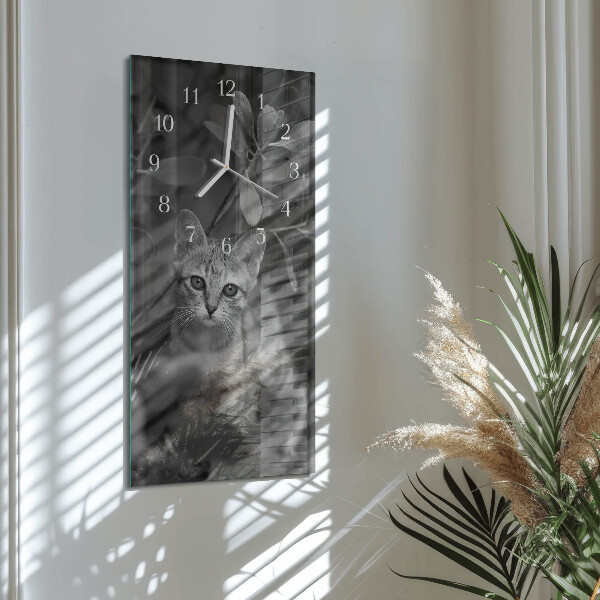 Reloj vertical Gato