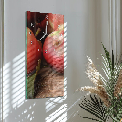 Reloj vertical Manzana
