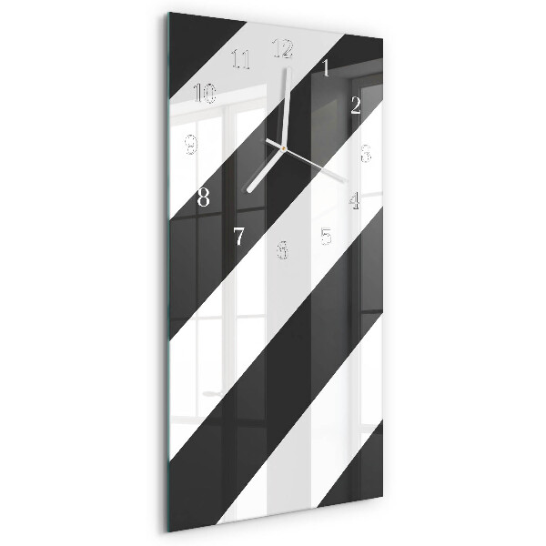 Reloj vertical rayas