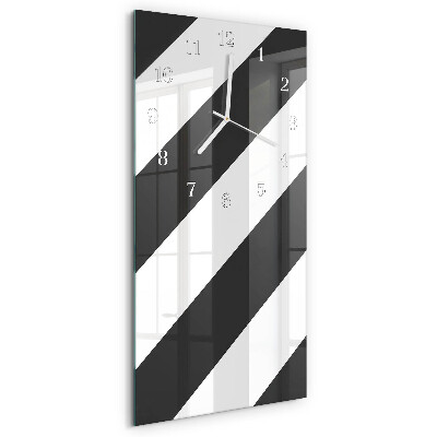 Reloj vertical rayas