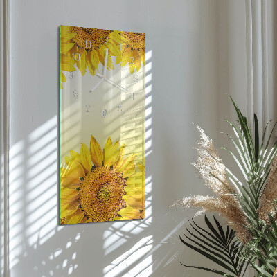 Reloj vertical Girasol