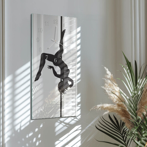 Reloj vertical Bailarina de barra