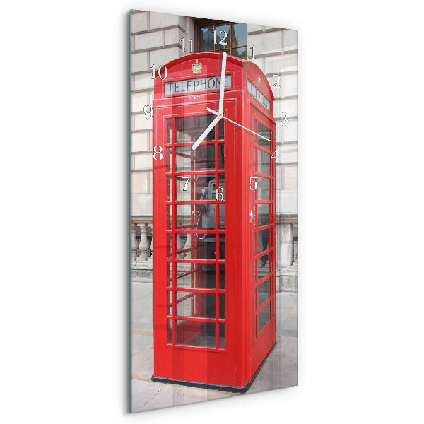 Reloj vertical Teléfono público