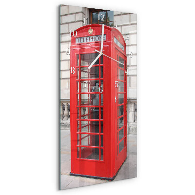 Reloj vertical Teléfono público