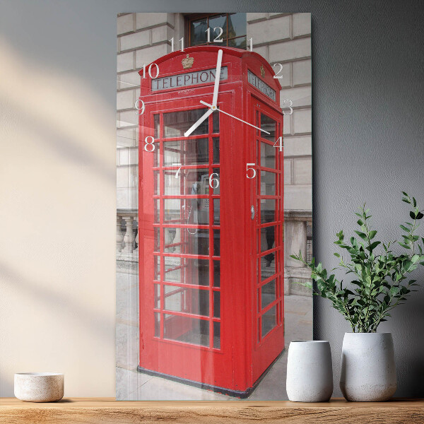 Reloj vertical Teléfono público