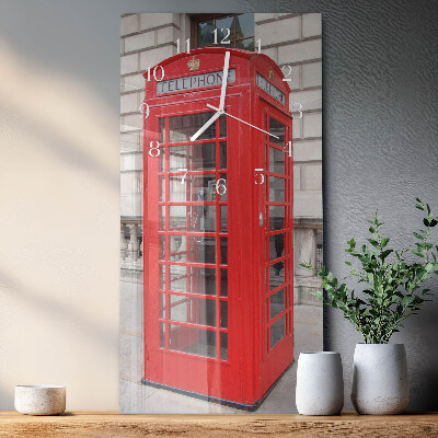 Reloj vertical Teléfono público