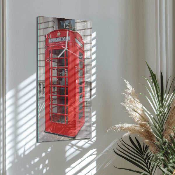 Reloj vertical Teléfono público