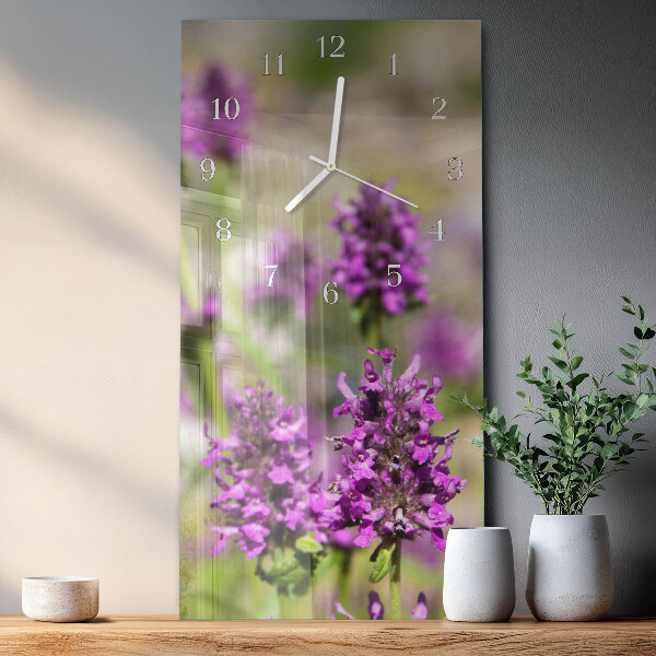 Reloj vertical Flores