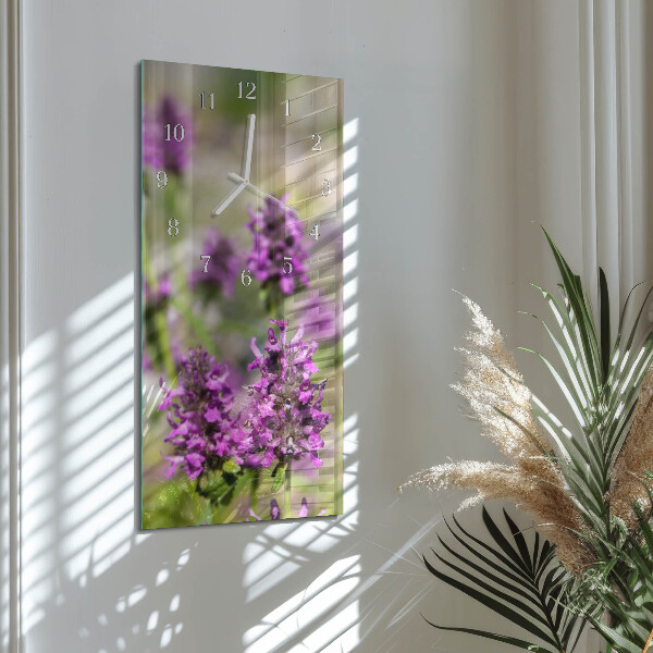 Reloj vertical Flores