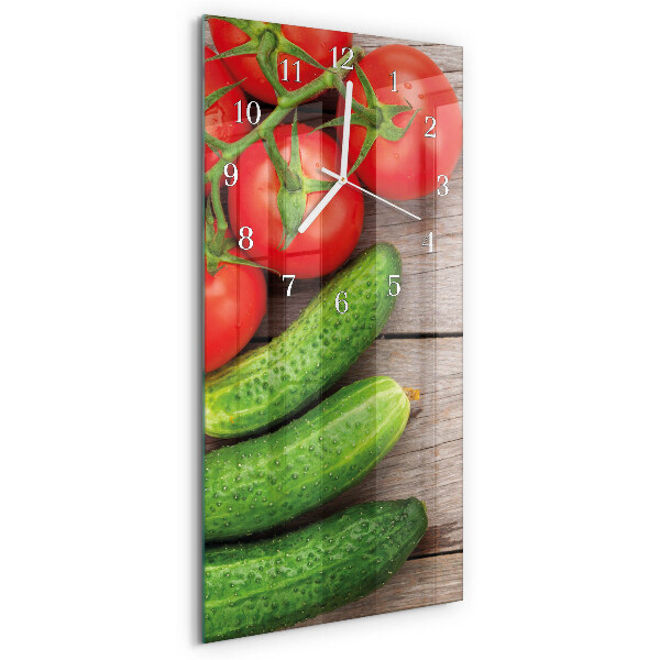 Reloj vertical Verduras