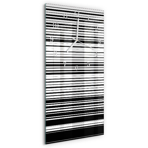 Reloj vertical rayas