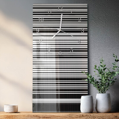 Reloj vertical rayas