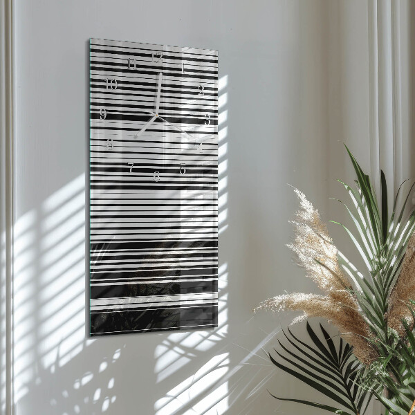 Reloj vertical rayas