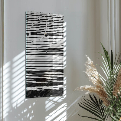 Reloj vertical rayas