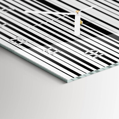 Reloj vertical rayas