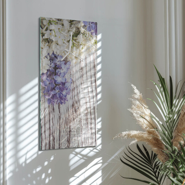 Reloj vertical Lila