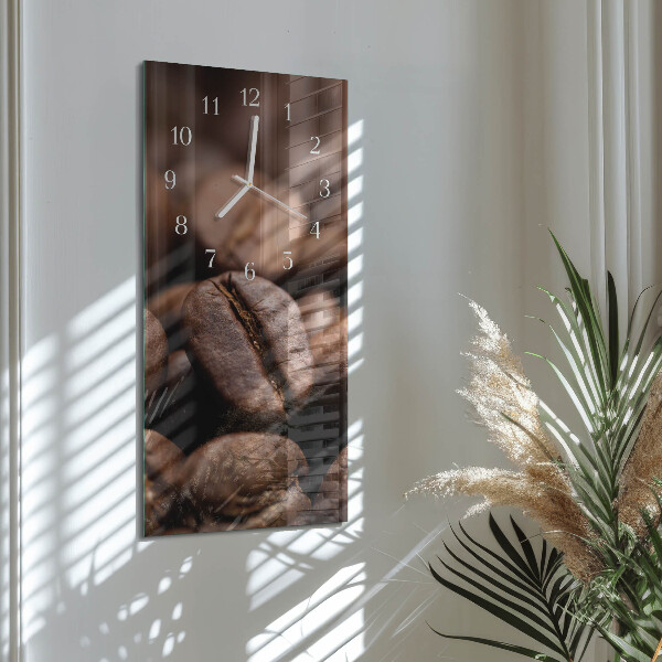 Reloj vertical Granos de café