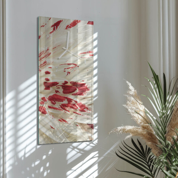 Reloj vertical Flor