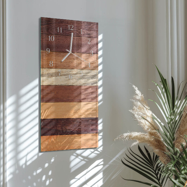 Reloj vertical rayas