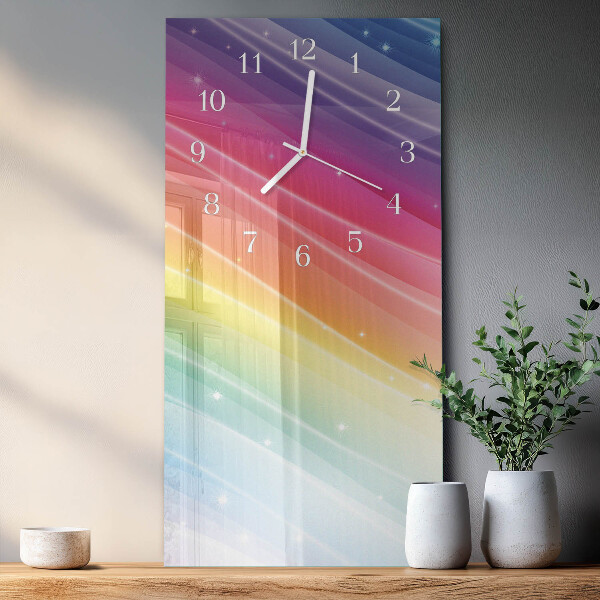 Reloj vertical Arcoíris