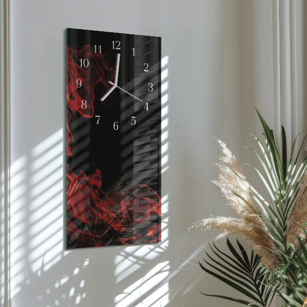 Reloj vertical Fuego