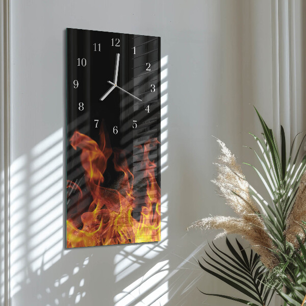 Reloj vertical Fuego