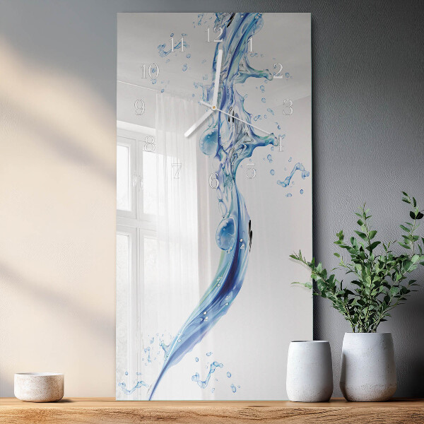Reloj vertical Agua