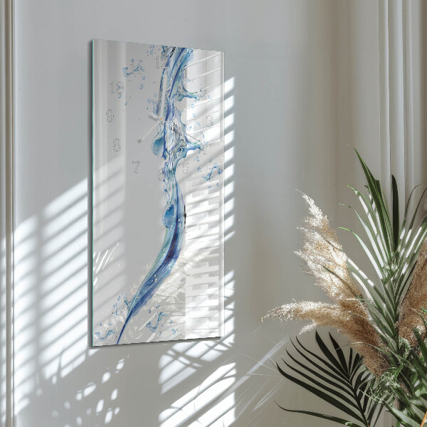 Reloj vertical Agua