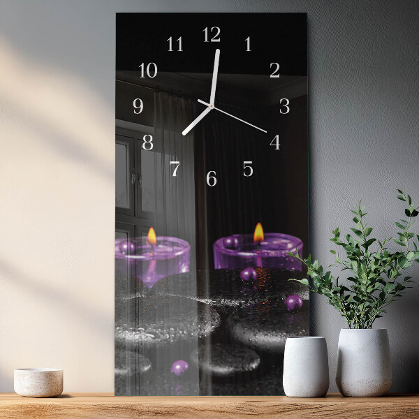 Reloj vertical Piedras de vela