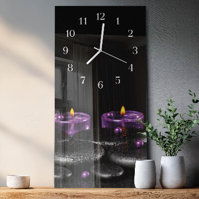 Reloj vertical Piedras de vela