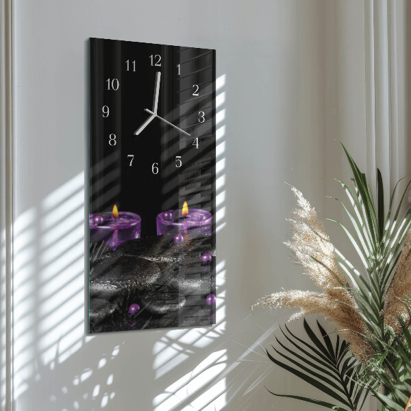 Reloj vertical Piedras de vela