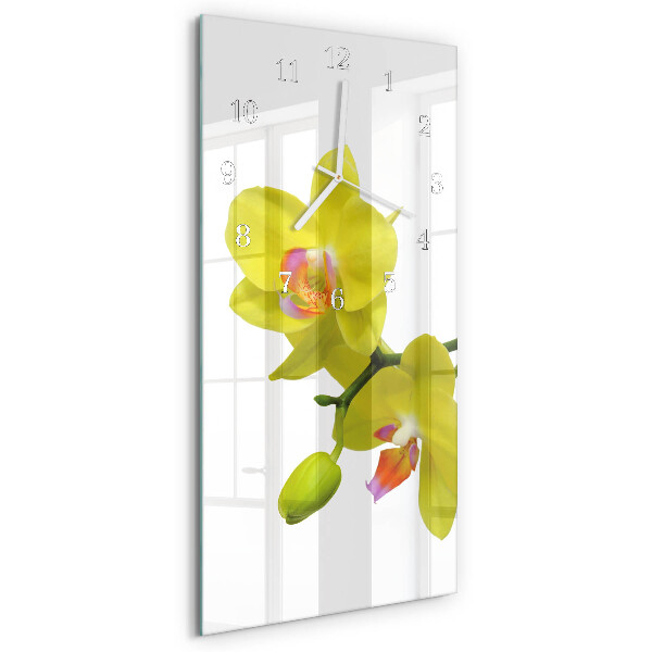Reloj vertical Orquídea