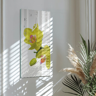 Reloj vertical Orquídea