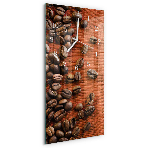 Reloj vertical Granos de café