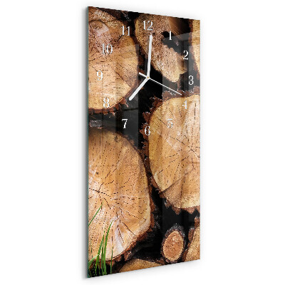 Reloj vertical Vetas de madera