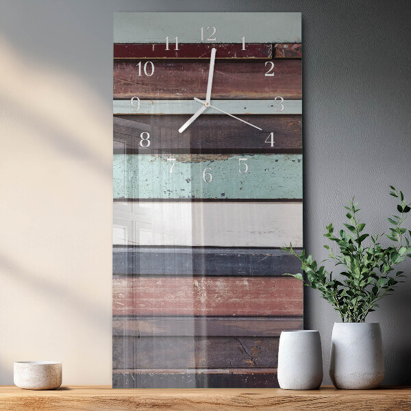 Reloj vertical Patrulla de madera