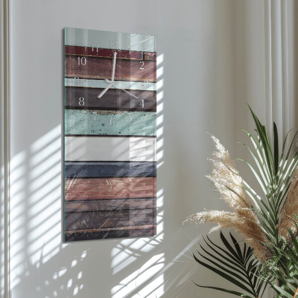 Reloj vertical Patrulla de madera
