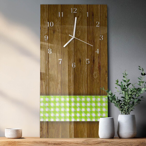 Reloj vertical Mesa de madera